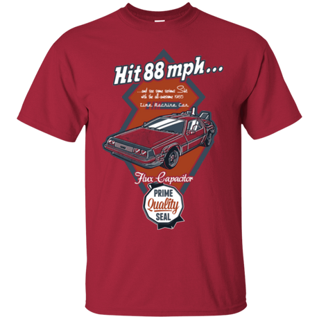 T-Shirts Cardinal / Small Time Machine Car T-Shirt