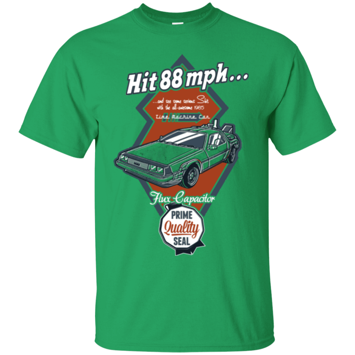 T-Shirts Irish Green / Small Time Machine Car T-Shirt