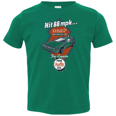 T-Shirts Kelly / 2T Time Machine Car Toddler Premium T-Shirt
