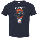 T-Shirts Navy / 2T Time Machine Car Toddler Premium T-Shirt