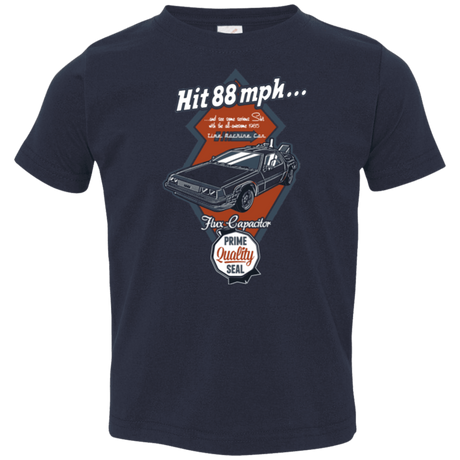 T-Shirts Navy / 2T Time Machine Car Toddler Premium T-Shirt