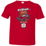 T-Shirts Red / 2T Time Machine Car Toddler Premium T-Shirt