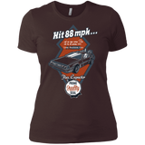 T-Shirts Dark Chocolate / X-Small Time Machine Car Women's Premium T-Shirt