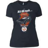 T-Shirts Indigo / X-Small Time Machine Car Women's Premium T-Shirt