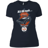 T-Shirts Midnight Navy / X-Small Time Machine Car Women's Premium T-Shirt