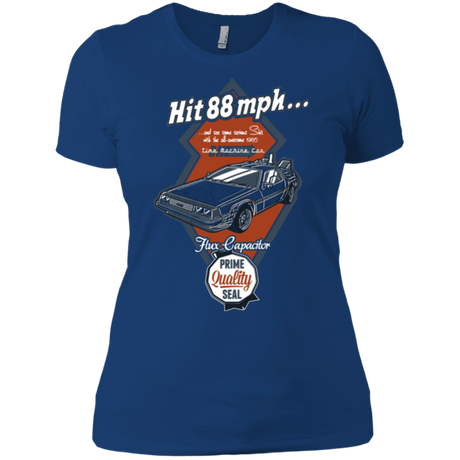 T-Shirts Royal / X-Small Time Machine Car Women's Premium T-Shirt