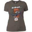 T-Shirts Warm Grey / X-Small Time Machine Car Women's Premium T-Shirt