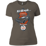 T-Shirts Warm Grey / X-Small Time Machine Car Women's Premium T-Shirt