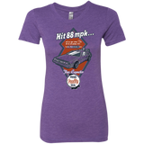 T-Shirts Purple Rush / Small Time Machine Car Women's Triblend T-Shirt