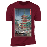 T-Shirts Cardinal / S Time Machine in Japan Men's Premium T-Shirt