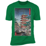 T-Shirts Kelly Green / S Time Machine in Japan Men's Premium T-Shirt