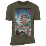 T-Shirts Military Green / S Time Machine in Japan Men's Premium T-Shirt