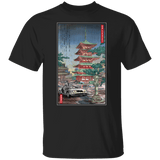T-Shirts Black / S Time Machine in Japan T-Shirt