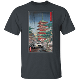 T-Shirts Dark Heather / S Time Machine in Japan T-Shirt