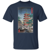 T-Shirts Navy / S Time Machine in Japan T-Shirt
