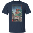 T-Shirts Navy / S Time Machine in Japan T-Shirt