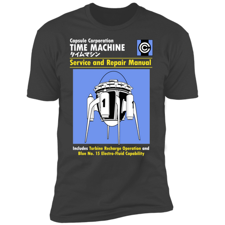 T-Shirts Heavy Metal / S Time Machine Manual Men's Premium T-Shirt