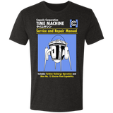 T-Shirts Vintage Black / S Time Machine Manual Men's Triblend T-Shirt
