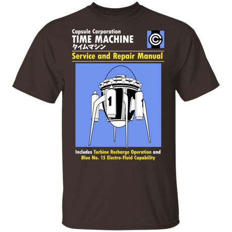 T-Shirts Dark Chocolate / S Time Machine Manual T-Shirt