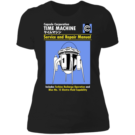 T-Shirts Black / S Time Machine Manual Women's Premium T-Shirt