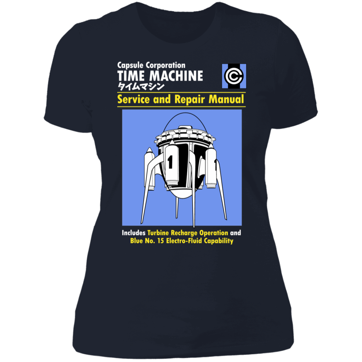 T-Shirts Midnight Navy / S Time Machine Manual Women's Premium T-Shirt