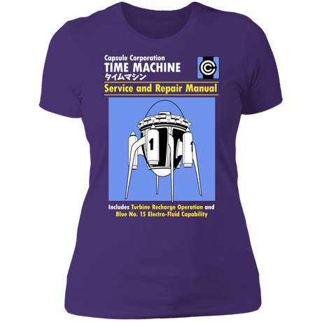 T-Shirts Purple Rush/ / S Time Machine Manual Women's Premium T-Shirt