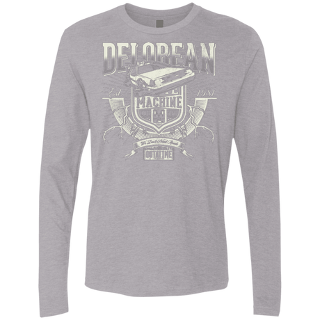 T-Shirts Heather Grey / Small Time Machine Men's Premium Long Sleeve