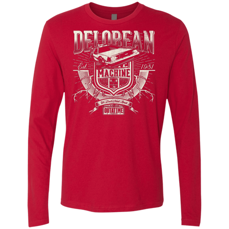 T-Shirts Red / Small Time Machine Men's Premium Long Sleeve