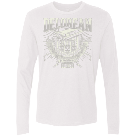 T-Shirts White / Small Time Machine Men's Premium Long Sleeve