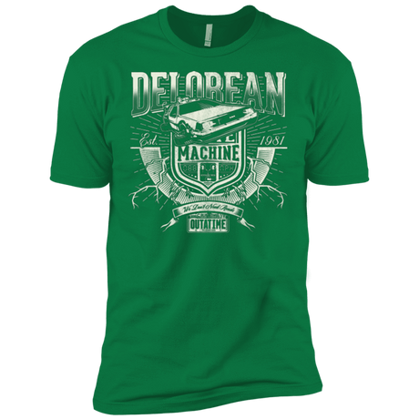 T-Shirts Kelly Green / X-Small Time Machine Men's Premium T-Shirt