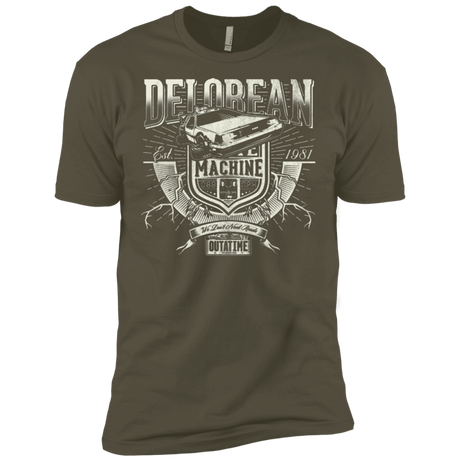 T-Shirts Military Green / X-Small Time Machine Men's Premium T-Shirt