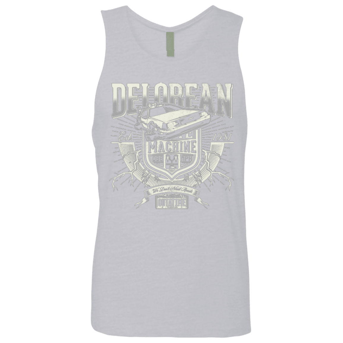 T-Shirts Heather Grey / Small Time Machine Men's Premium Tank Top