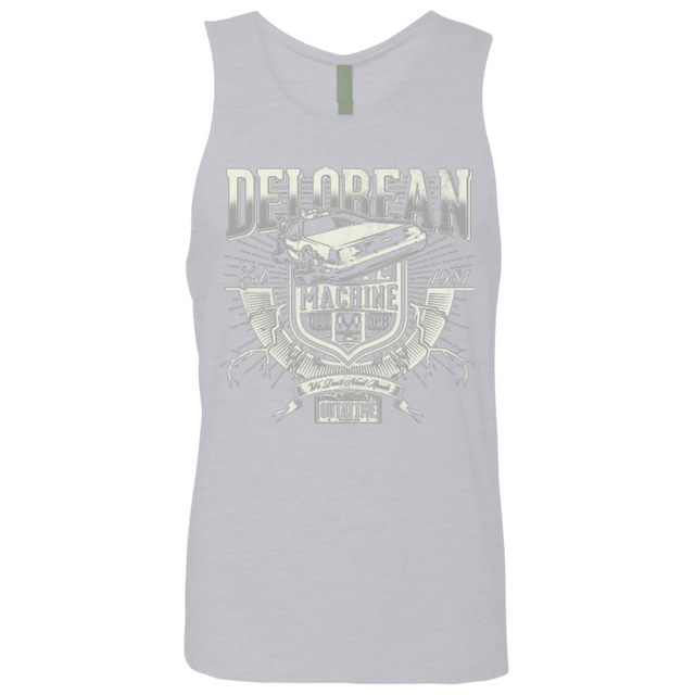 T-Shirts Heather Grey / Small Time Machine Men's Premium Tank Top