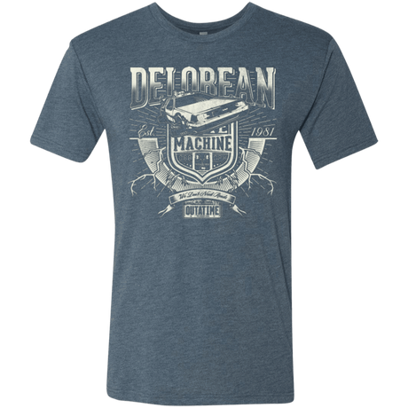 T-Shirts Indigo / Small Time Machine Men's Triblend T-Shirt