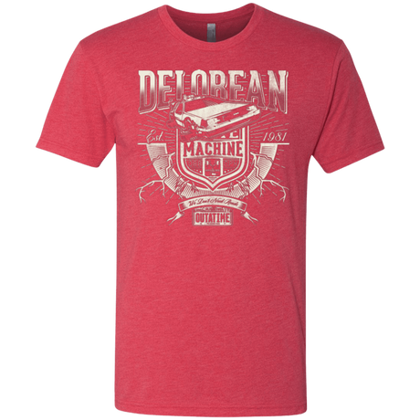 T-Shirts Vintage Red / Small Time Machine Men's Triblend T-Shirt