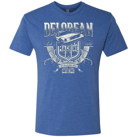 T-Shirts Vintage Royal / Small Time Machine Men's Triblend T-Shirt