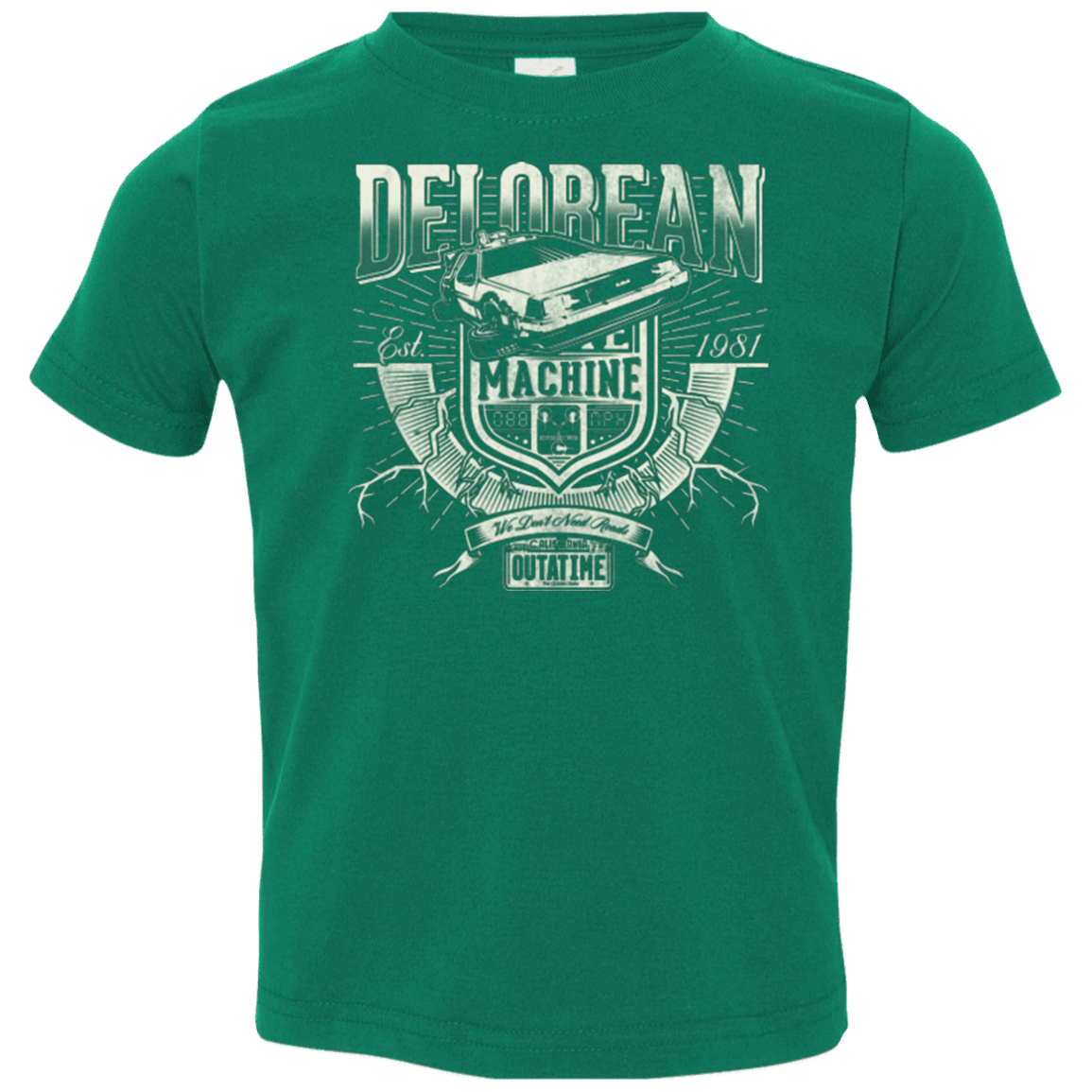 T-Shirts Kelly / 2T Time Machine Toddler Premium T-Shirt