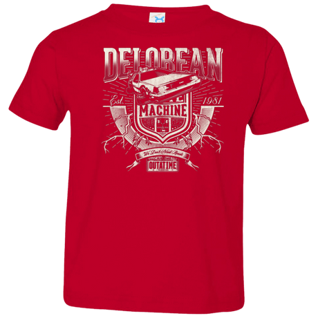 T-Shirts Red / 2T Time Machine Toddler Premium T-Shirt