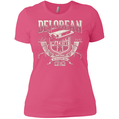 T-Shirts Hot Pink / X-Small Time Machine Women's Premium T-Shirt