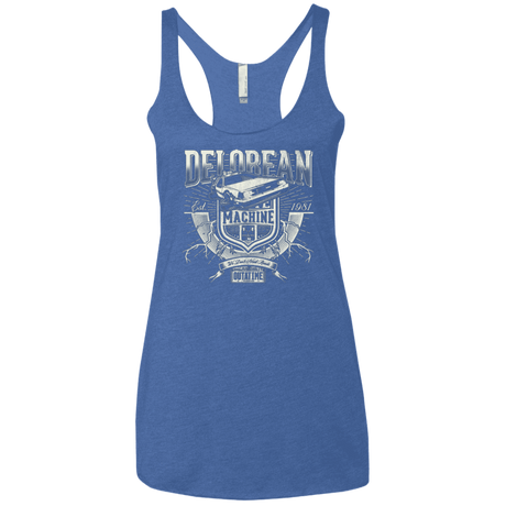 T-Shirts Vintage Royal / X-Small Time Machine Women's Triblend Racerback Tank