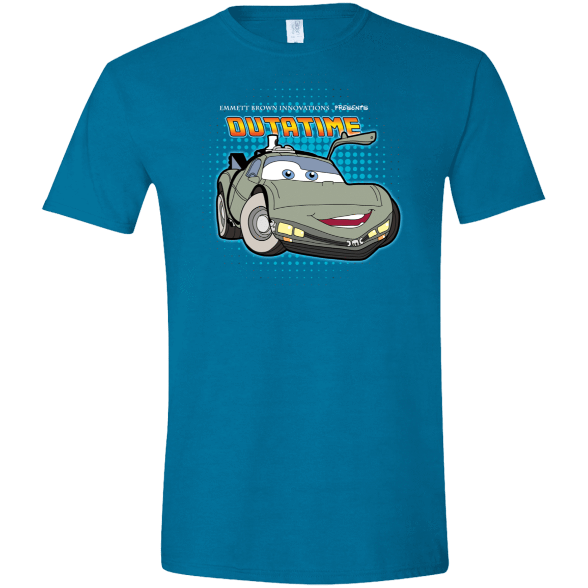 T-Shirts Antique Sapphire / S Time McQueen Men's Semi-Fitted Softstyle