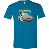 T-Shirts Antique Sapphire / S Time McQueen Men's Semi-Fitted Softstyle