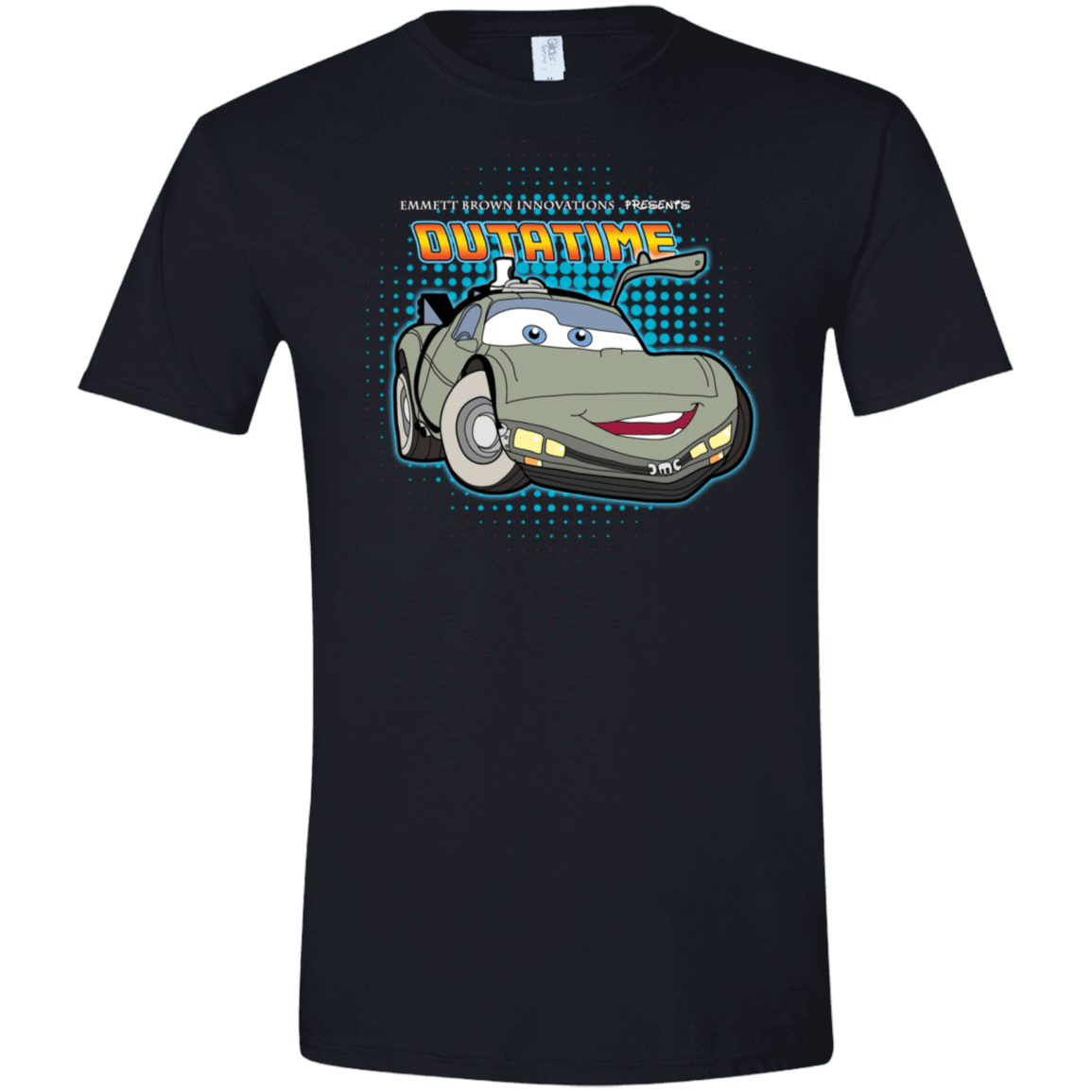 T-Shirts Black / X-Small Time McQueen Men's Semi-Fitted Softstyle