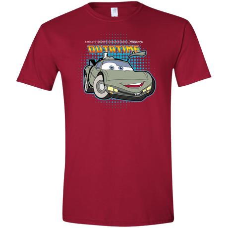 T-Shirts Cardinal Red / S Time McQueen Men's Semi-Fitted Softstyle