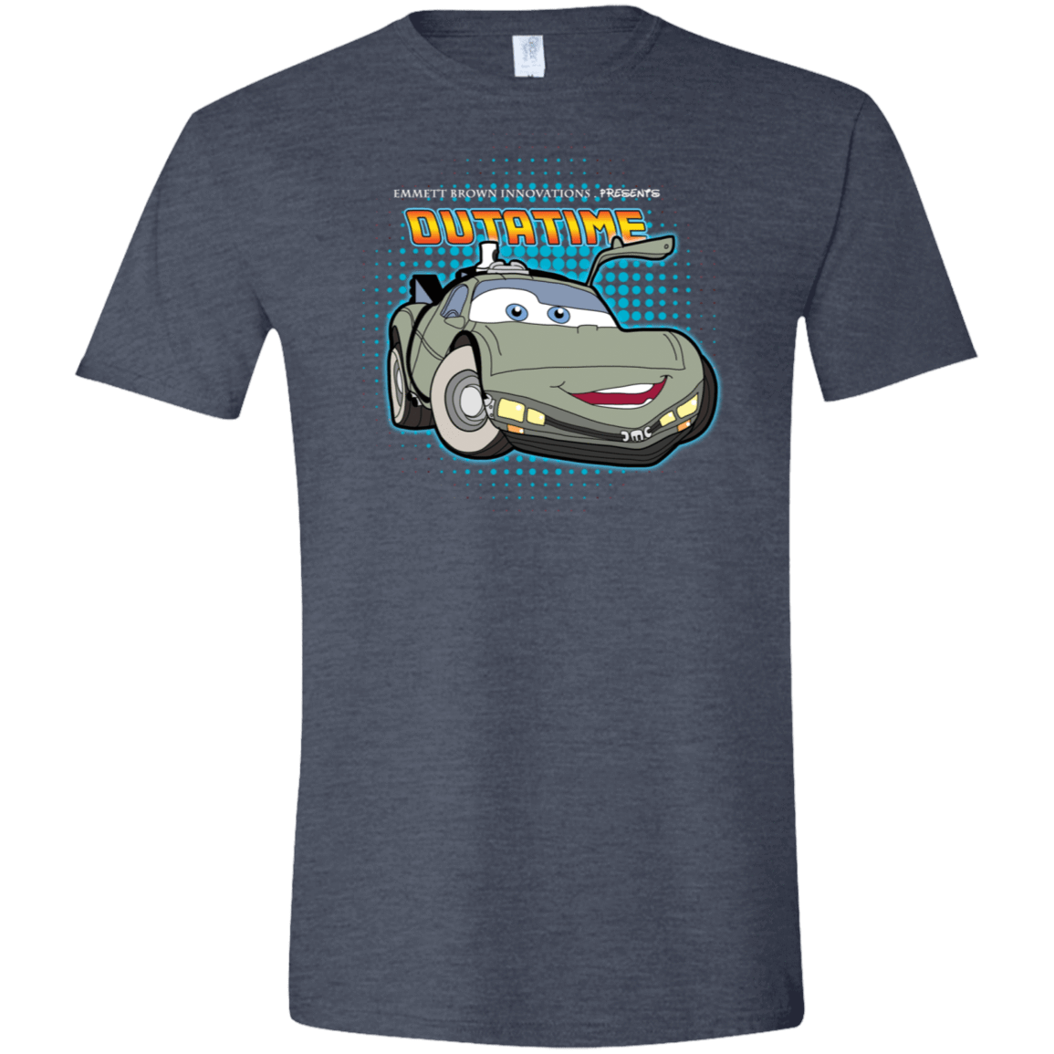 T-Shirts Heather Navy / S Time McQueen Men's Semi-Fitted Softstyle