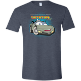 T-Shirts Heather Navy / S Time McQueen Men's Semi-Fitted Softstyle