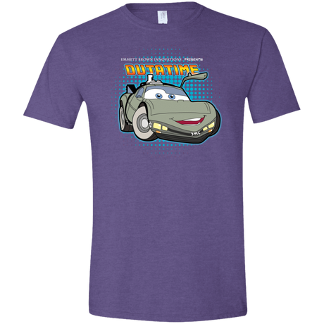 T-Shirts Heather Purple / S Time McQueen Men's Semi-Fitted Softstyle