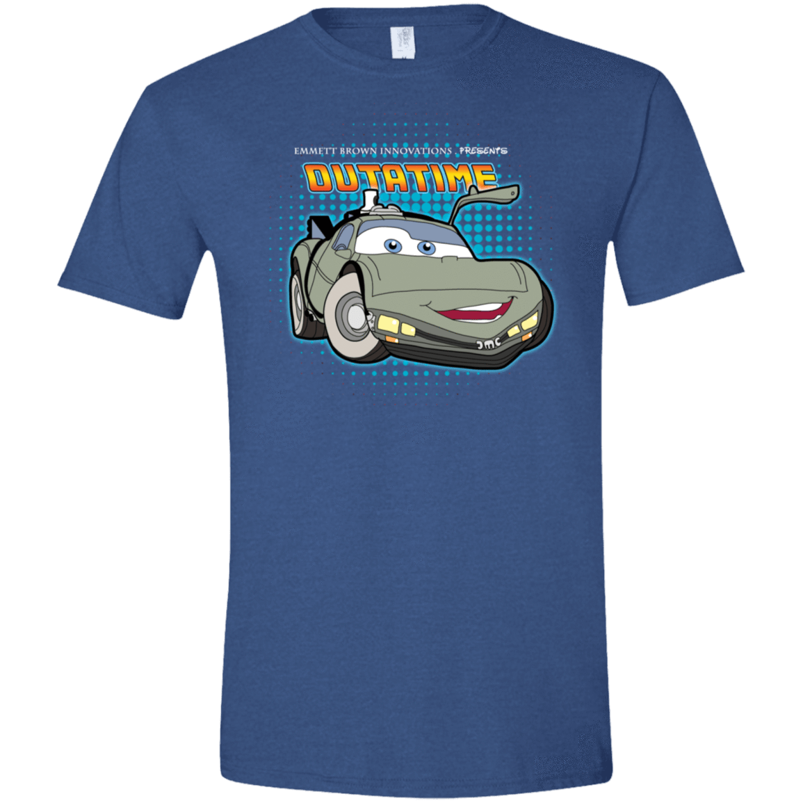 T-Shirts Heather Royal / X-Small Time McQueen Men's Semi-Fitted Softstyle