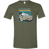 T-Shirts Military Green / S Time McQueen Men's Semi-Fitted Softstyle