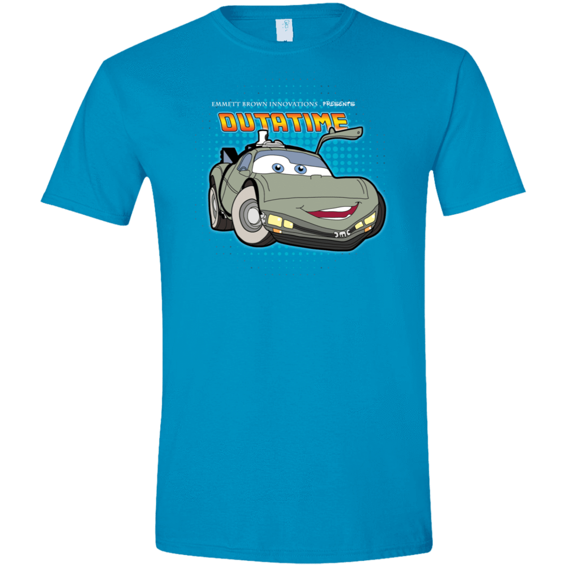 T-Shirts Sapphire / S Time McQueen Men's Semi-Fitted Softstyle